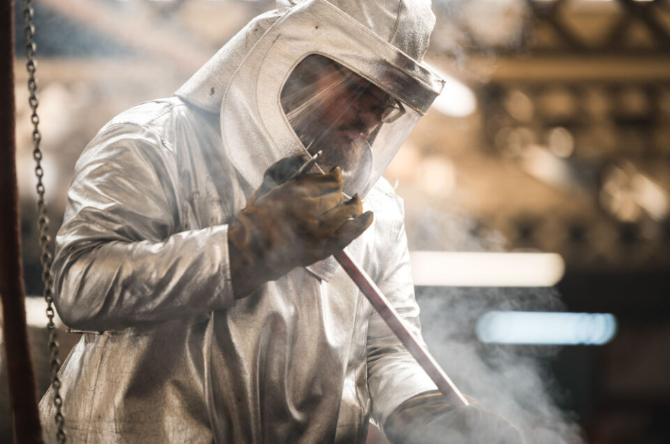 Reportage photos corporate industrie au cœur de la fonderie Rhonalu
