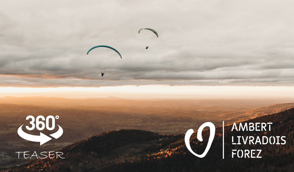 Parapente 360° VR, Ambert Livradois Forez (TEASER)